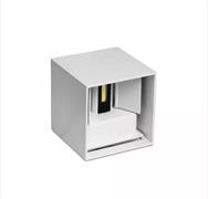 Applique LED da parete cubo 6W luce naturale 4000K IP65