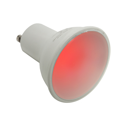 Faretto LED GU10 6W 110° Luce Rossa