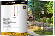 Lampione da giardino 180cm con Portalampada LED E27