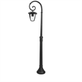 Lampione da giardino 136cm con Lanterna Portalampada LED E27