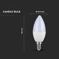 Lampadina LED Chip Samsung E14 4,5W Candela 6500K