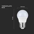 Lampadina LED Chip Samsung E27 4,5W G45 4000K