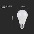 Lampadina LED E27 10.5W 100LM/W A60 4000K