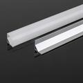 Profilo in Alluminio Angolare per Strip LED 2000x15,8x15,8mm