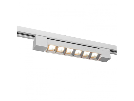 Faretto LED Lineare 12W per Binario Monofase Luce Naturale 4000K