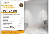 Faretto LED Lineare 12W per Binario Monofase Luce Naturale 4000K