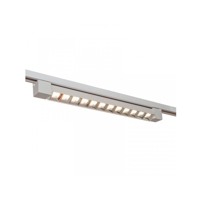 Faretto LED Lineare 26W per Binario Monofase Luce Calda 3000K