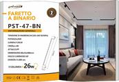 Faretto LED Lineare 26W per Binario Monofase Luce Naturale 4000K