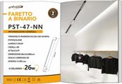 Faretto LED Lineare 26W per Binario Monofase Luce Naturale 4000K