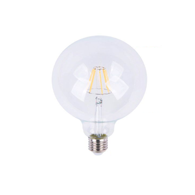 Lampadina LED 8W G125 Attecco E27 Luce Calda 3000K