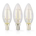 Lampadina LED 4,5W Dimmerabile 2700K Attacco E14 pacchetto 3pz