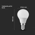 Lampadina LED 4,5W E14 Luce Calda 3000K