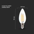 Lampadina LED 4W E14 Luce Calda 3000K