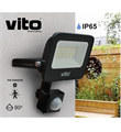 Faro LED con sensore PIR 10W Luce Fredda 6000K IP65