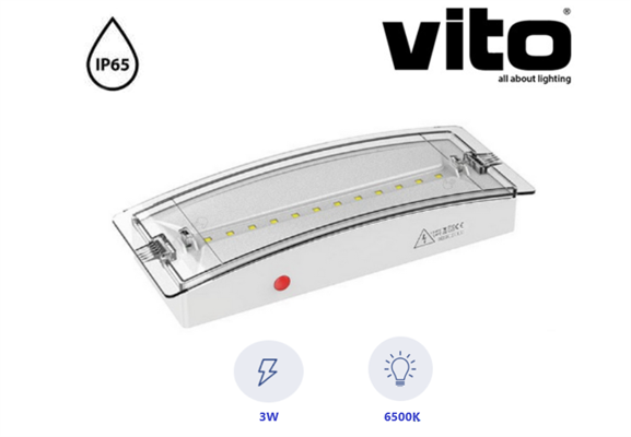 Lampada LED di Emergenza 3W 6000K