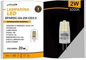 Lampadina LED Attacco G4 2W Luce Calda 3000K