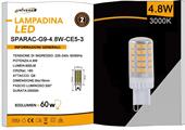 Lampadina LED Attacco G9 4,8W Luce Calda 3000K