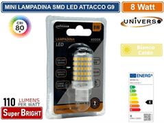 Lampadina LED Attacco G9 8W Luce