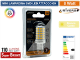 Lampadina LED Attacco G9 8W Luce