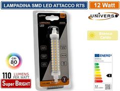 Lampadina Led Attacco R7s 12W Luce Calda 3000K