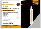 Lampadina Led Attacco R7s 12W Luce Calda 3000K