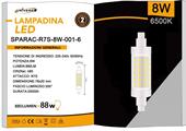 Lampadina Led Attacco R7s 8W Luce Fredda 6500K