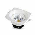 Faretto LED COB da Incasso Quadrato 8W Luce Fredda 550Lm