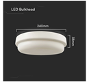 Plafoniera LED da Soffitto Rotonda 24W Luce Naturale 4000K IP54