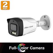 Telecamera bullet fullcolor 2.8mm 2mpx doppio led dahua