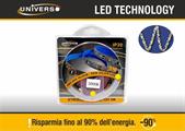 Striscia LED Monocolore SMD2835 12V Luce Calda 3000K IP20 5mt