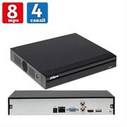 Videoregistratore NVR dahua 4CH 4K 8mpx H265 p2p