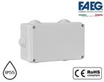 Scatola di Derivazione Stagna con Coperchio con Viti 120x80x50mm