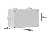 Scatola di Derivazione Stagna con Coperchio con Viti 120x80x50mm
