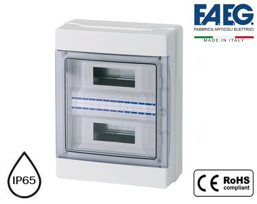 Centralino da Parete 24 moduli Stagno IP65