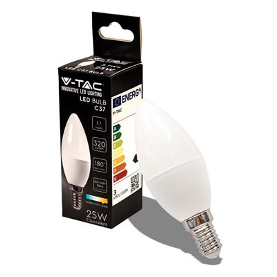 Lampadina LED E14 3,7W Candela 3000K